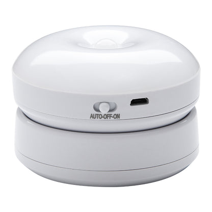 Rotating head on motion sensor night light — adjustable beam direction
