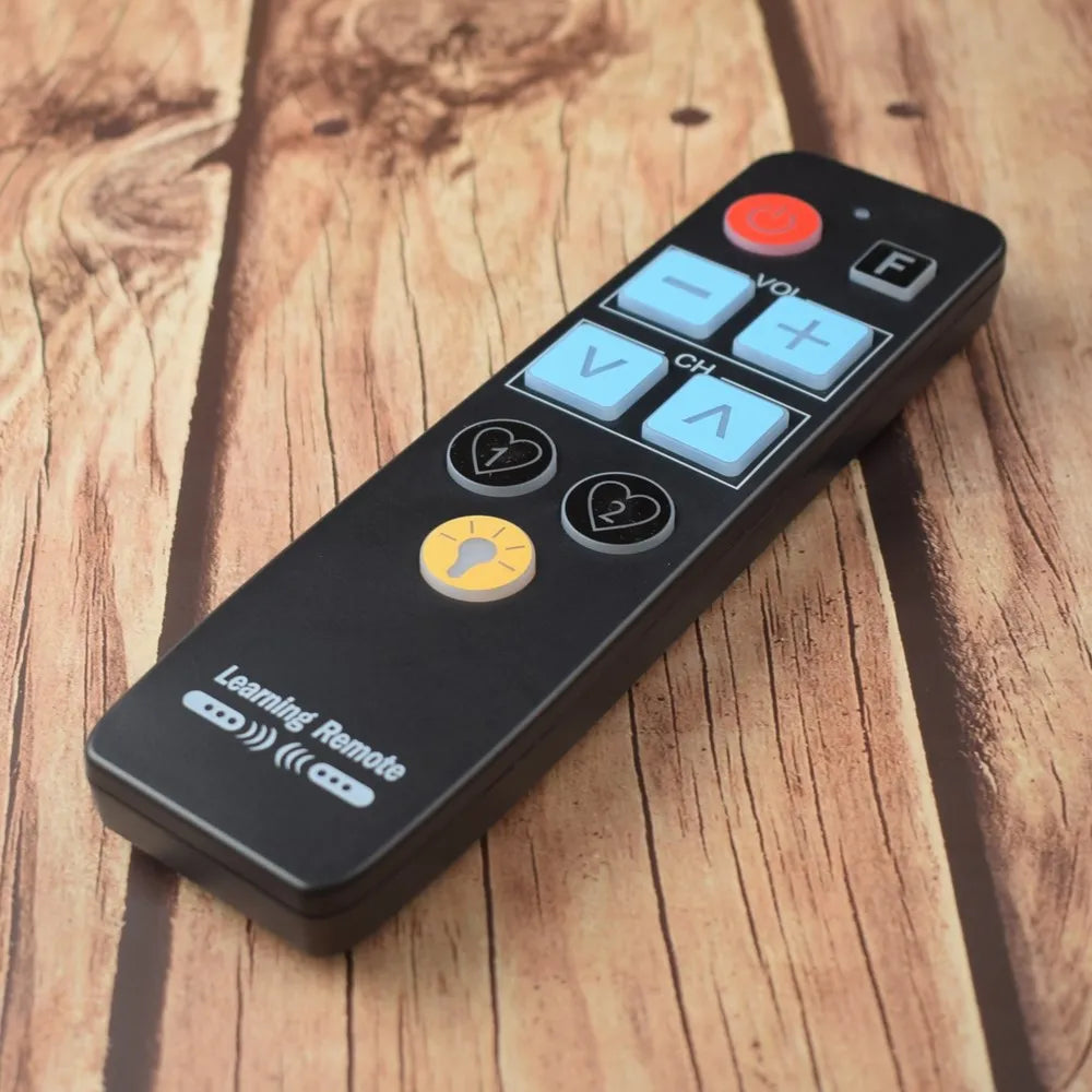 Easy TV remote control dimensions — compact large button remote for older adults