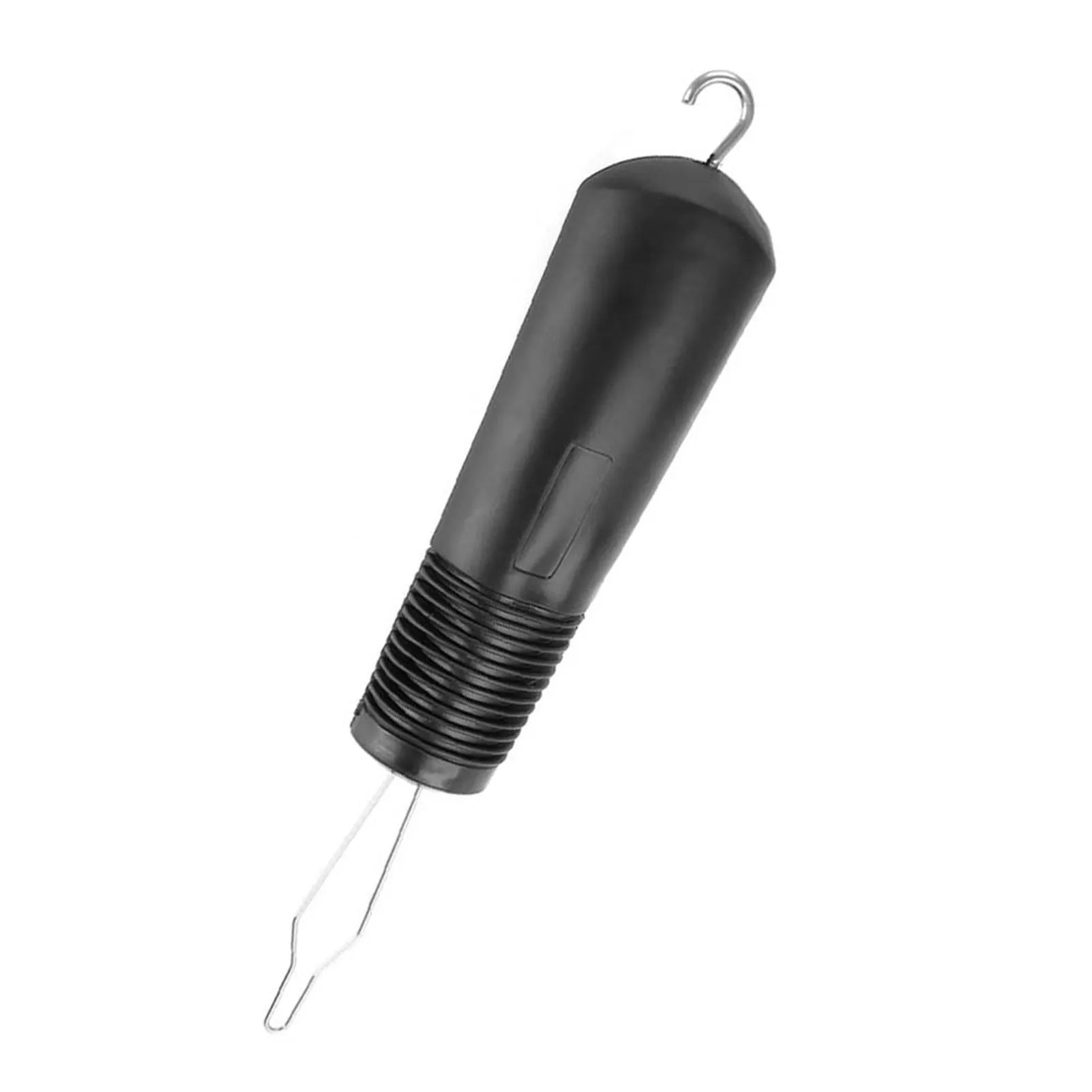 Zip puller attachment on dressing aid — easy zip fastening tool for limited hand strength
