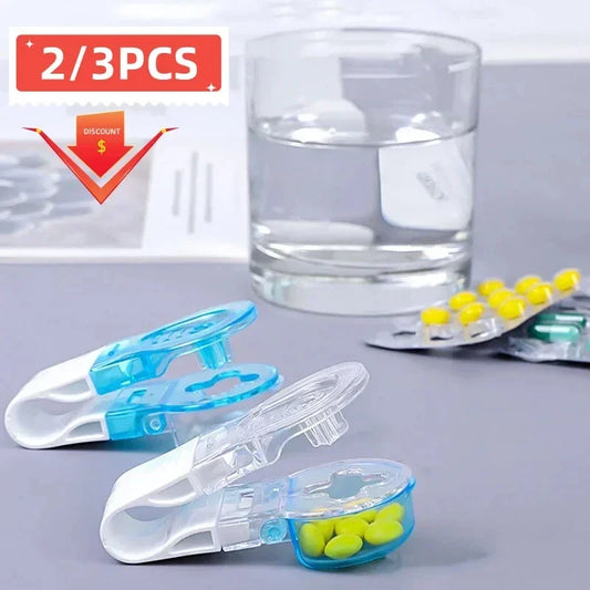 Blister pack pill taker tool — no-touch tablet remover for arthritis and limited grip