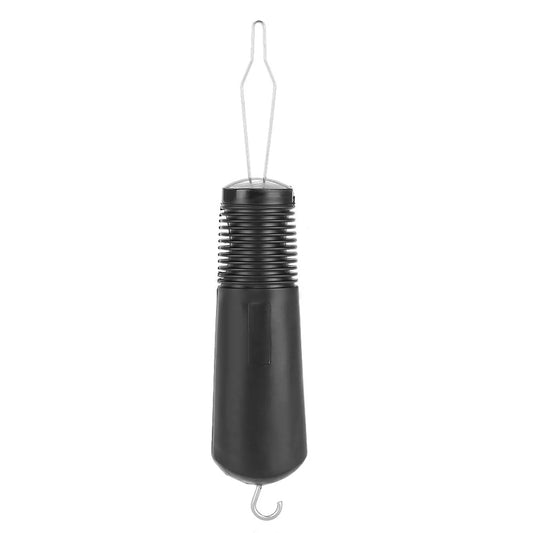Button hook and zip puller dressing aid — two-in-one tool for arthritis and limited grip
