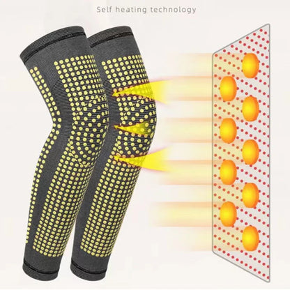 Knee warmer size guide — self-heating knee sleeve sizes for elderly arthritis support