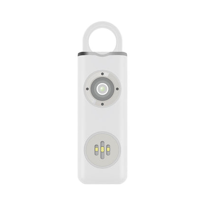 Personal alarm LED torch beam in dark — bright emergency light